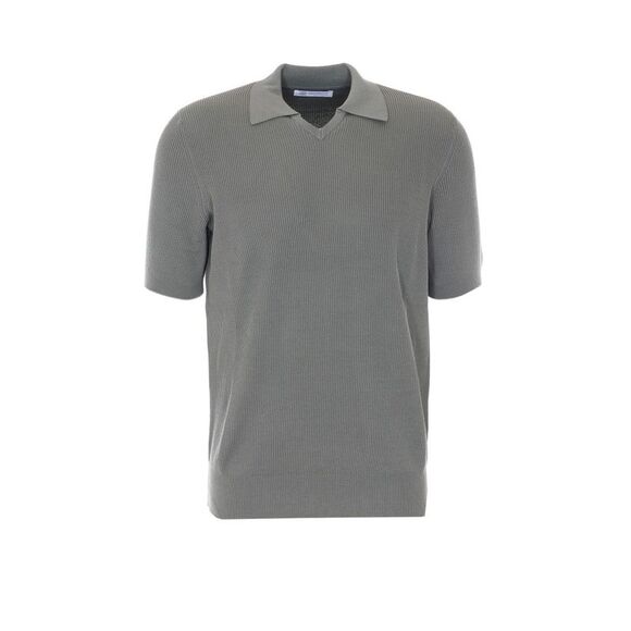 Brunello Cucinelli Men Fisherman's Rib Knitted Polo
